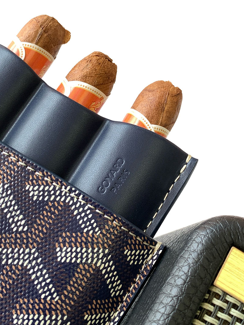 GOYARD ゴヤール チャーチル シガーケース3本用 CHURCHMMLTY12CL12X ネイビーブルー 超N品 ゴヤール アウトレット店舗 - 画像 (5)