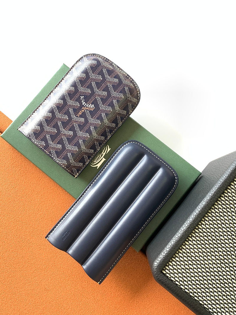 GOYARD ゴヤール チャーチル シガーケース3本用 CHURCHMMLTY12CL12X ネイビーブルー 超N品 ゴヤール アウトレット店舗 - 画像 (3)