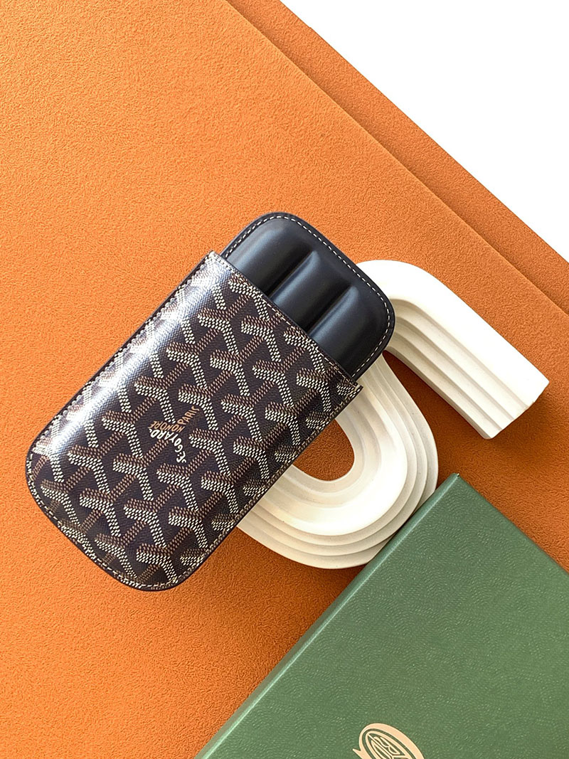 GOYARD ゴヤール チャーチル シガーケース3本用 CHURCHMMLTY12CL12X ネイビーブルー 超N品 ゴヤール アウトレット店舗 - 画像 (2)