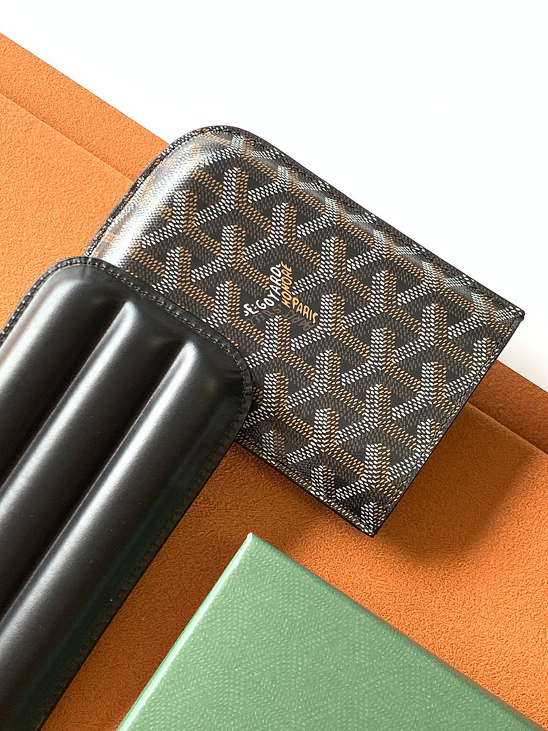 GOYARD ゴヤール チャーチル シガーケース3本用 CHURCHMMLTY01CL01X ブラック 超N品 ゴヤール アウトレット店舗 - 画像 (9)