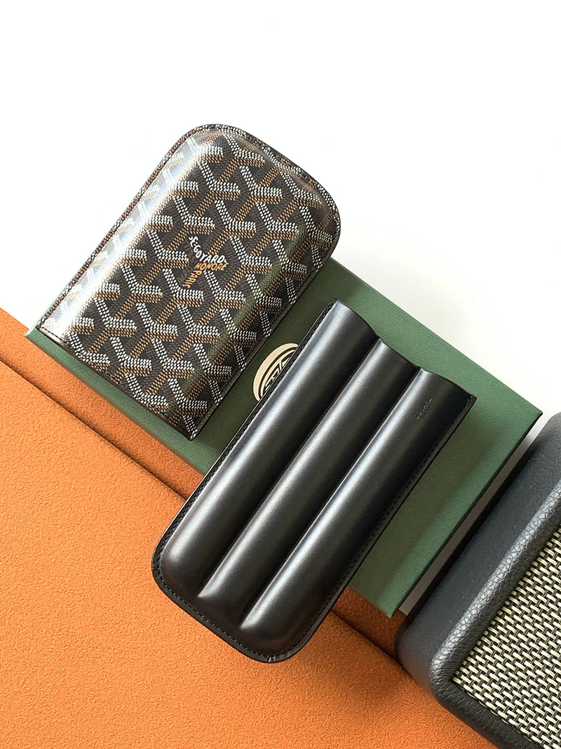 GOYARD ゴヤール チャーチル シガーケース3本用 CHURCHMMLTY01CL01X ブラック 超N品 ゴヤール アウトレット店舗 - 画像 (8)