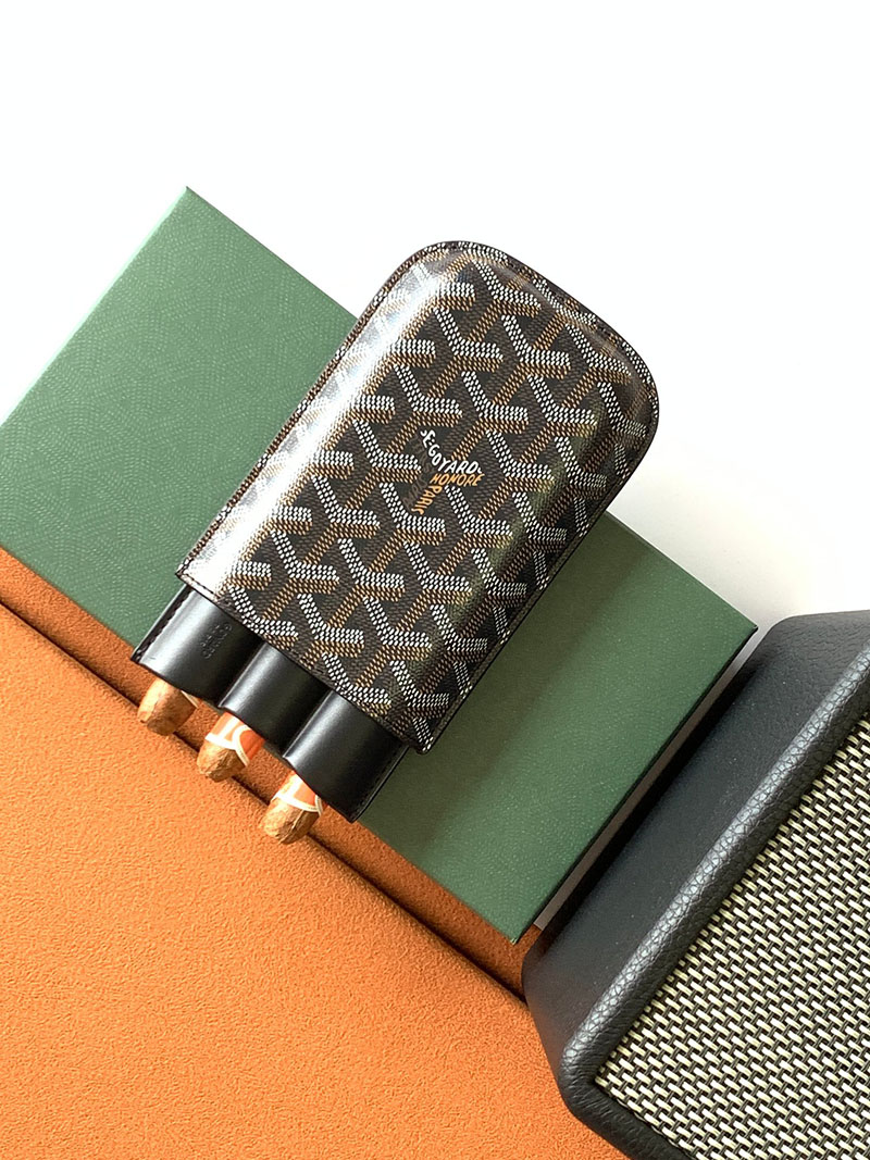GOYARD ゴヤール チャーチル シガーケース3本用 CHURCHMMLTY01CL01X ブラック 超N品 ゴヤール アウトレット店舗 - 画像 (7)
