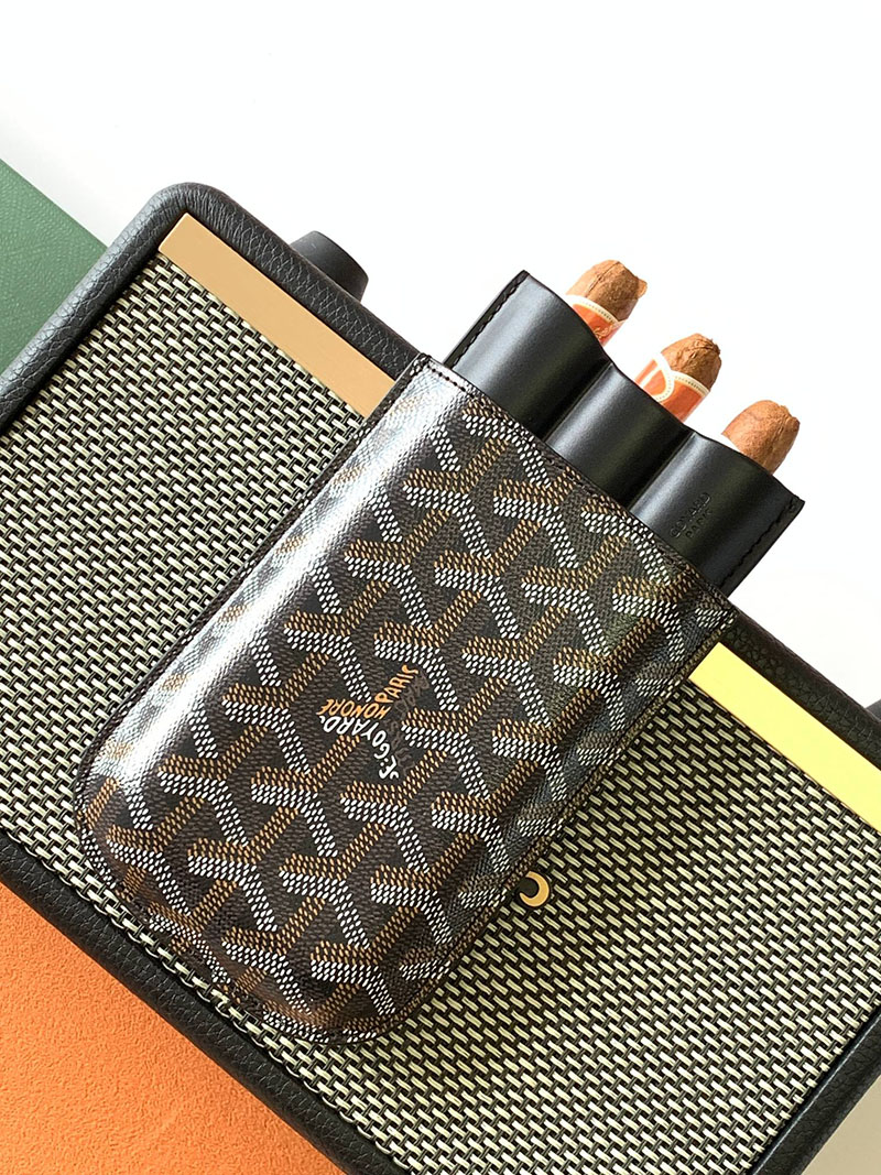 GOYARD ゴヤール チャーチル シガーケース3本用 CHURCHMMLTY01CL01X ブラック 超N品 ゴヤール アウトレット店舗 - 画像 (5)