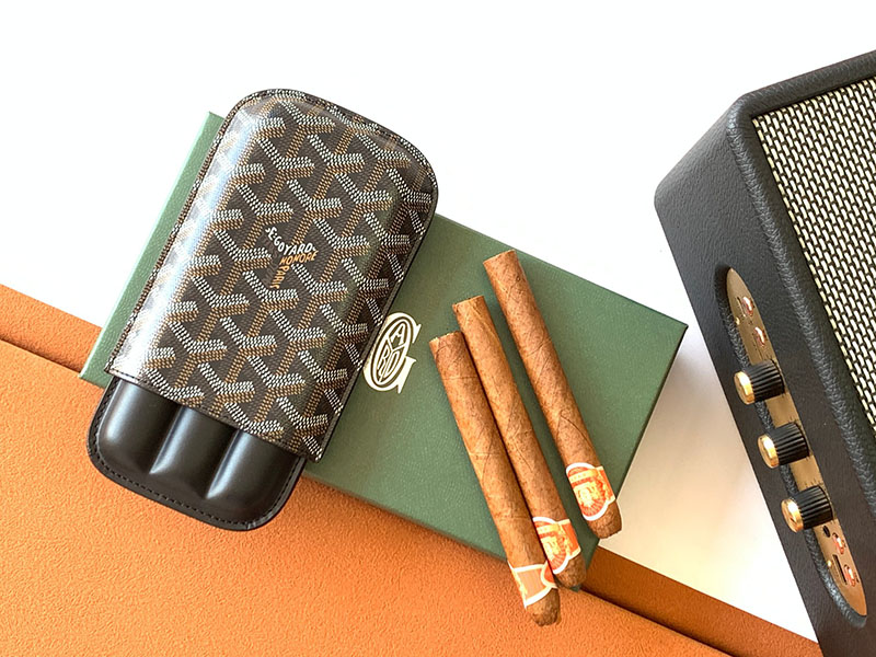 GOYARD ゴヤール チャーチル シガーケース3本用 CHURCHMMLTY01CL01X ブラック 超N品 ゴヤール アウトレット店舗 - 画像 (3)