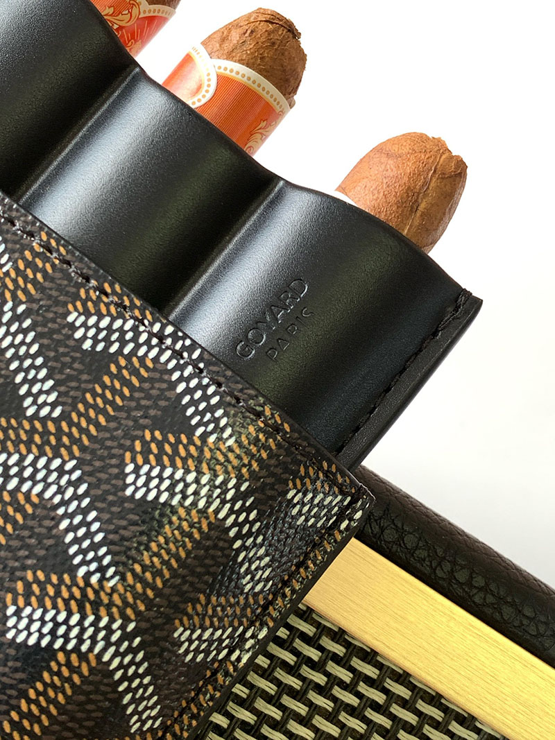 GOYARD ゴヤール チャーチル シガーケース3本用 CHURCHMMLTY01CL01X ブラック 超N品 ゴヤール アウトレット店舗 - 画像 (2)