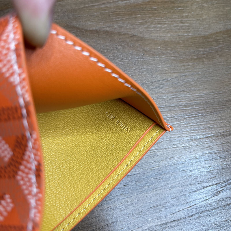 GOYARD ゴヤール ヴィクトワール ウォレット VICTO8PMLTY07CL07X オレンジ 超N品 ゴヤール 財布 レディース 人気 - 画像 (2)