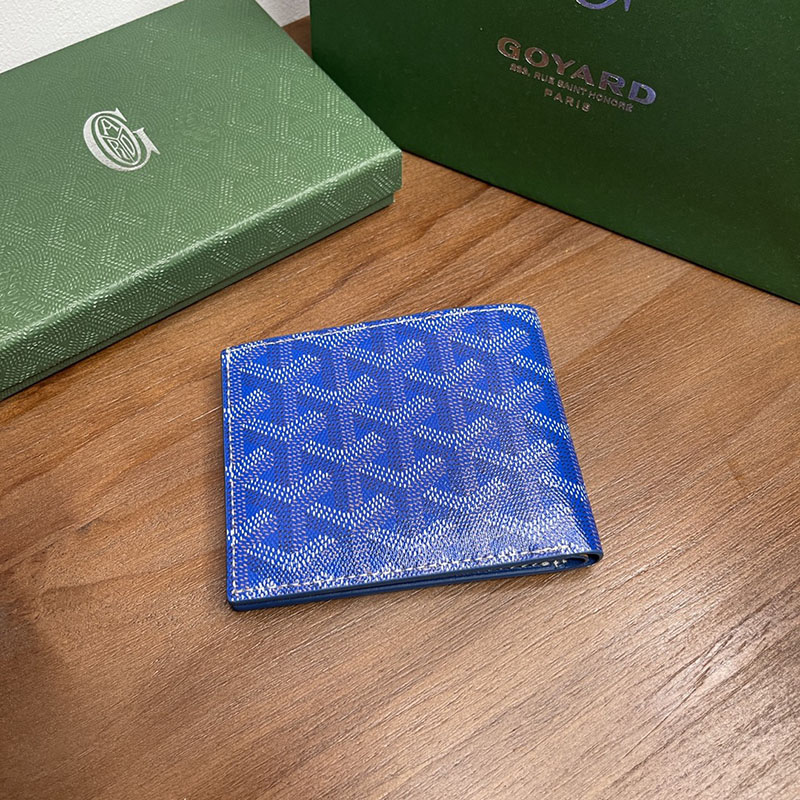 GOYARD ゴヤール ヴィクトワール ウォレット VICTO8PMLTY10CL10X スカイブルー 超N品 ゴヤール 財布 芸能人 - 画像 (6)