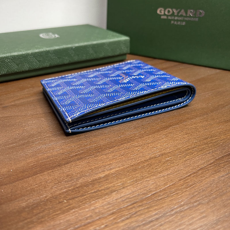 GOYARD ゴヤール ヴィクトワール ウォレット VICTO8PMLTY10CL10X スカイブルー 超N品 ゴヤール 財布 芸能人 - 画像 (5)