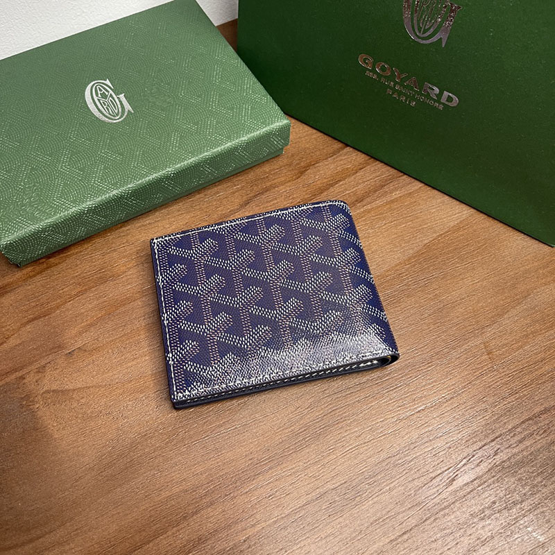 GOYARD ゴヤール ヴィクトワール ウォレット VICTO8PMLTY12CL12X ネイビーブルー 超N品 ゴヤール 財布 芸能人 - 画像 (6)