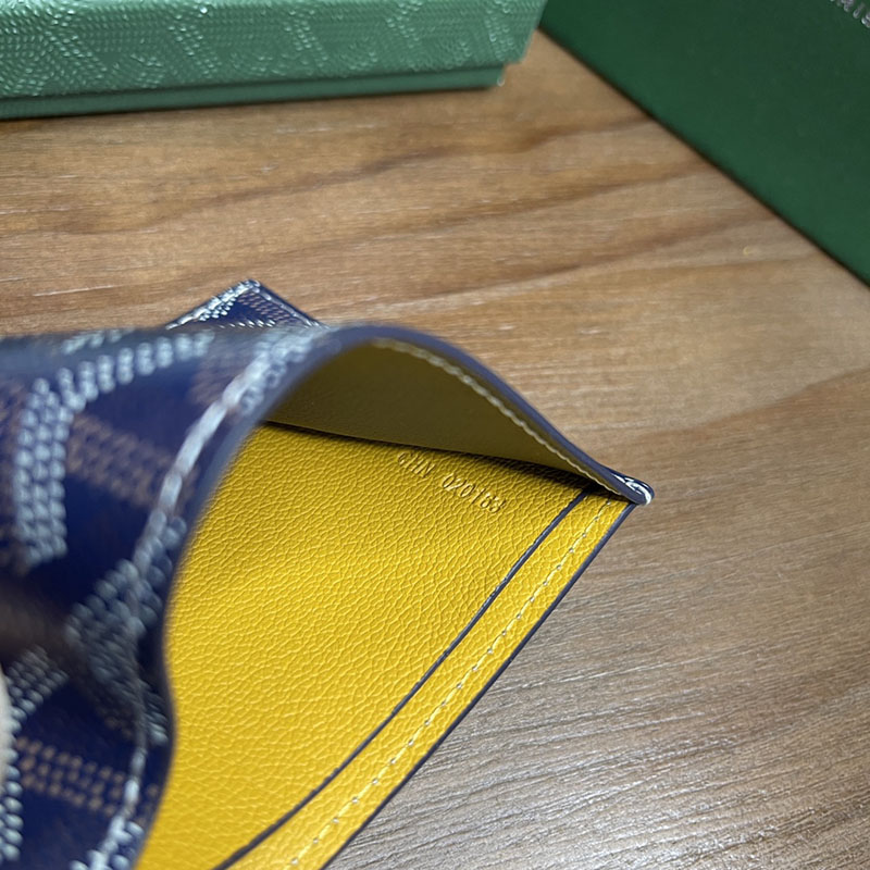 GOYARD ゴヤール ヴィクトワール ウォレット VICTO8PMLTY12CL12X ネイビーブルー 超N品 ゴヤール 財布 芸能人 - 画像 (2)
