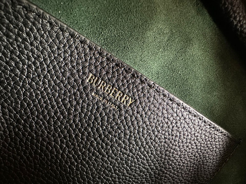 Burberry バーバリー スモール シールド ツイン ボウリングバッグ 81048291 ブラック 超N品 レディース バーバリー バッグ - 画像 (5)