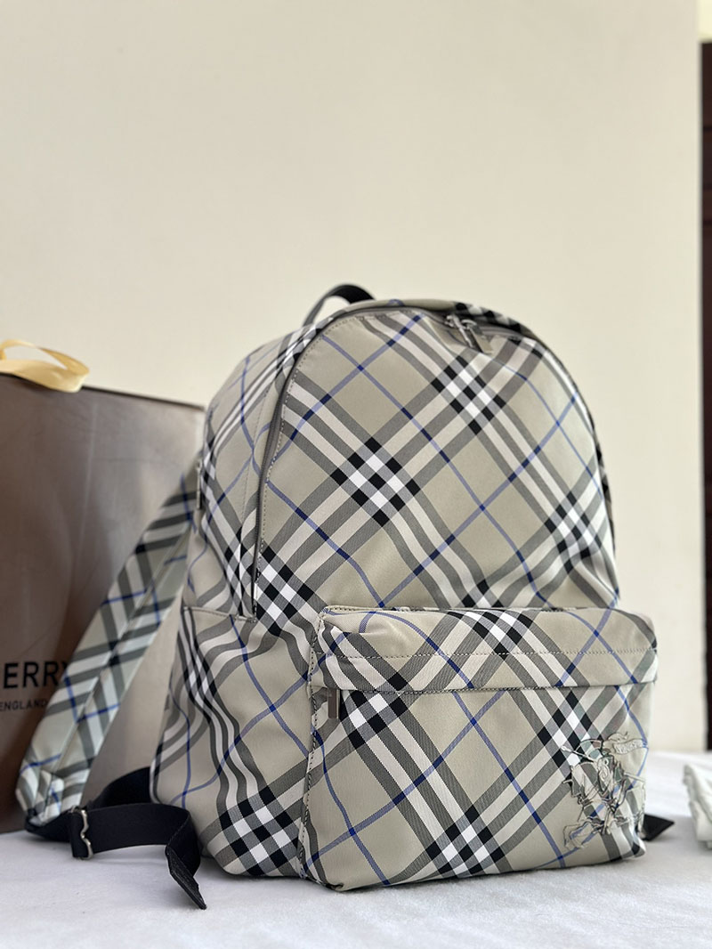 Burberry バーバリー チェック バックパック 80913141 ブラック/キャラコ 超N品 バーバリー リュック メンズ - 画像 (9)