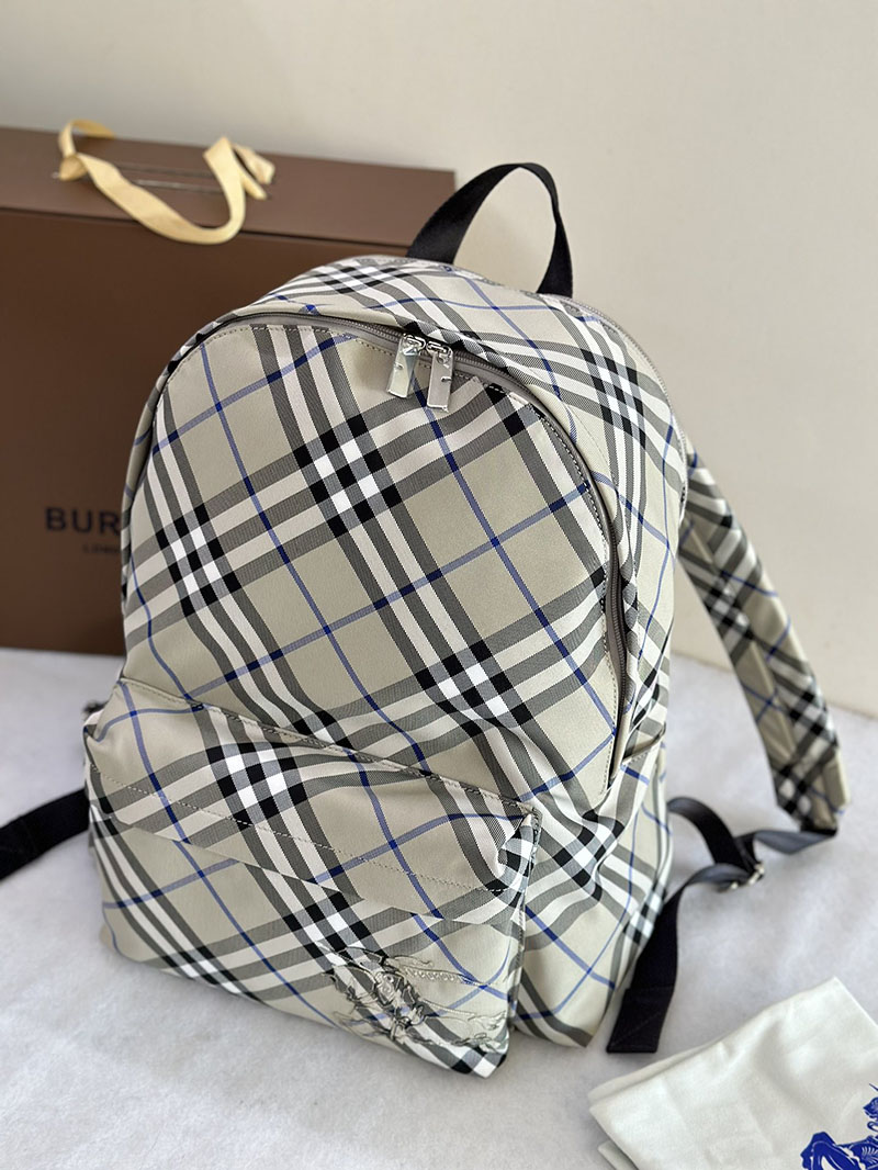 Burberry バーバリー チェック バックパック 80913141 ブラック/キャラコ 超N品 バーバリー リュック メンズ - 画像 (8)