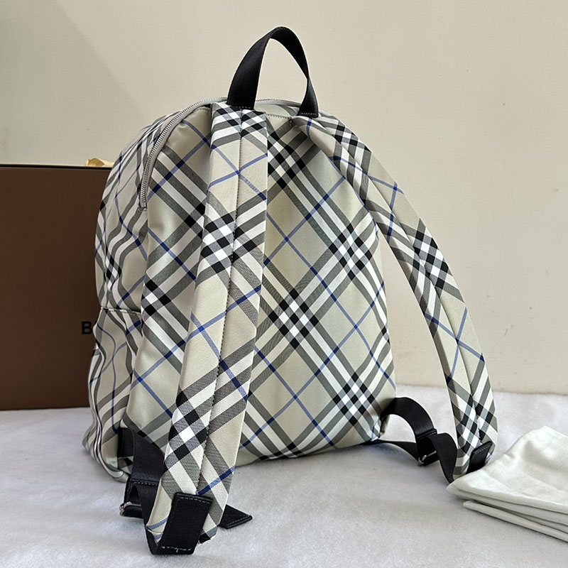 Burberry バーバリー チェック バックパック 80913141 ブラック/キャラコ 超N品 バーバリー リュック メンズ - 画像 (5)