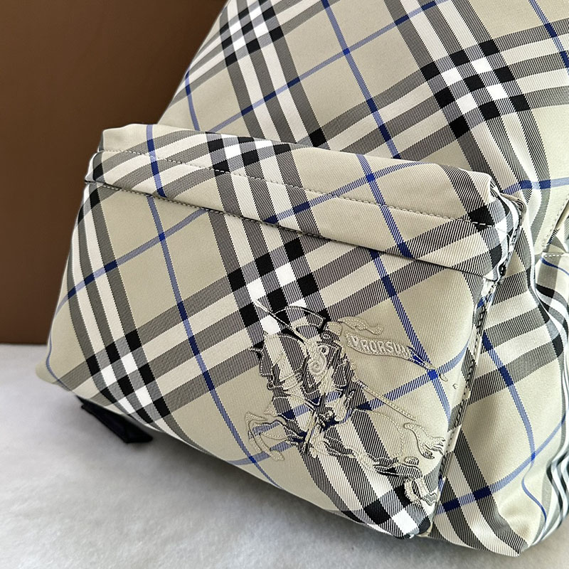 Burberry バーバリー チェック バックパック 80913141 ブラック/キャラコ 超N品 バーバリー リュック メンズ - 画像 (4)