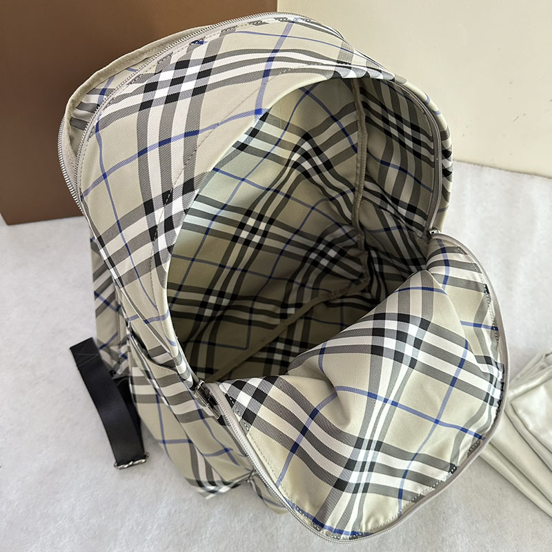 Burberry バーバリー チェック バックパック 80913141 ブラック/キャラコ 超N品 バーバリー リュック メンズ - 画像 (3)