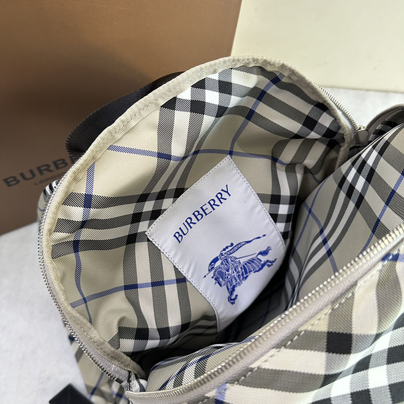 Burberry バーバリー チェック バックパック 80913141 ブラック/キャラコ 超N品 バーバリー リュック メンズ - 画像 (2)