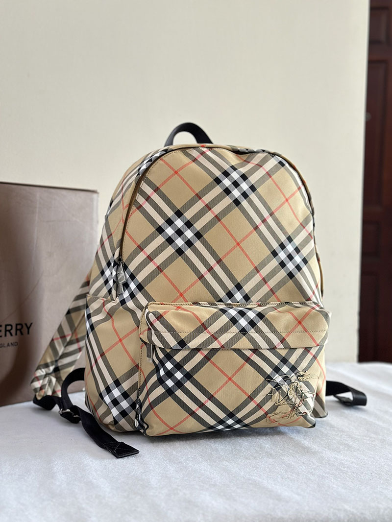 Burberry バーバリー チェック バックパック 80913121 サンド 超N品 バーバリー リュック メンズ - 画像 (9)