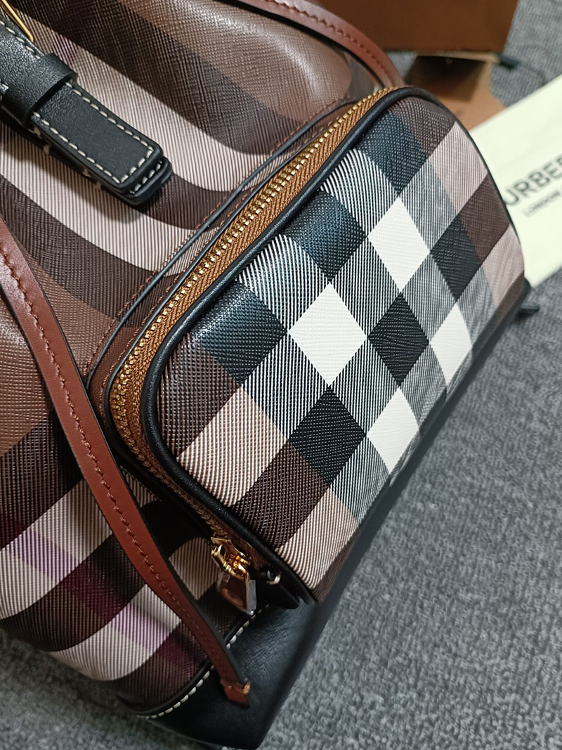 Burberry バーバリー チェック バックパック 80696641 ダークバーチブラウン 超N品 バーバリー リュック レディース - 画像 (7)