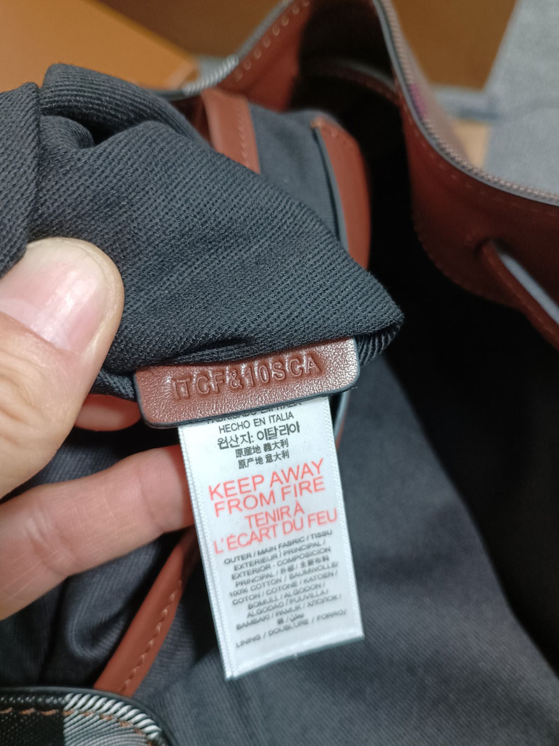 Burberry バーバリー チェック バックパック 80696641 ダークバーチブラウン 超N品 バーバリー リュック レディース - 画像 (3)