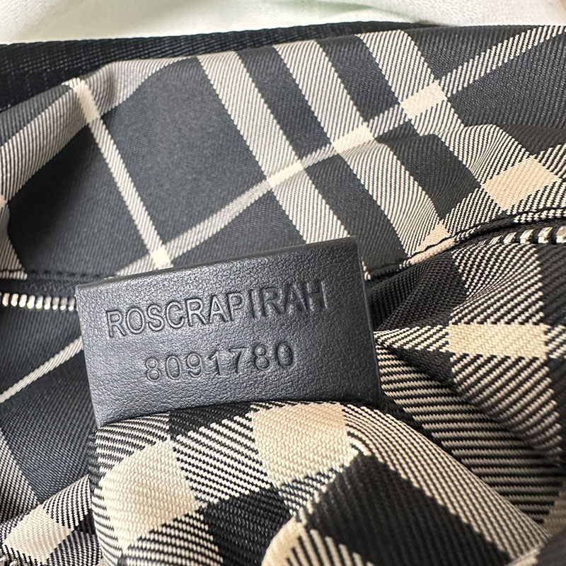 Burberry バーバリー チェック ベルトバッグ 80937801 ブラック/キャラコ 超N品 バーバリー ベルトバッグ メンズ - 画像 (2)