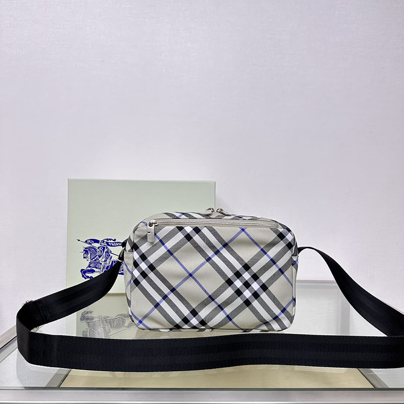 Burberry バーバリー チェック クロスボディバッグ 80913281 ライケン 超N品 斜 めがけ バッグ クロス ボディ バッグ メンズ - 画像 (9)