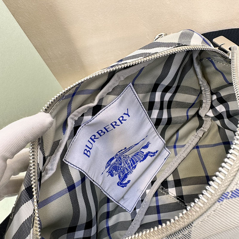 Burberry バーバリー チェック クロスボディバッグ 80913281 ライケン 超N品 斜 めがけ バッグ クロス ボディ バッグ メンズ - 画像 (5)