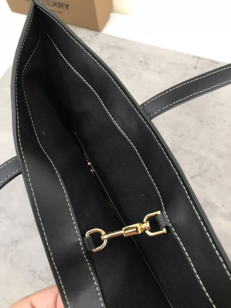 レディース バーバリー トートバッグ Burberry バーバリー ミディアム チェックトート 81122311 ダークバーチブラウン - 画像 (3)