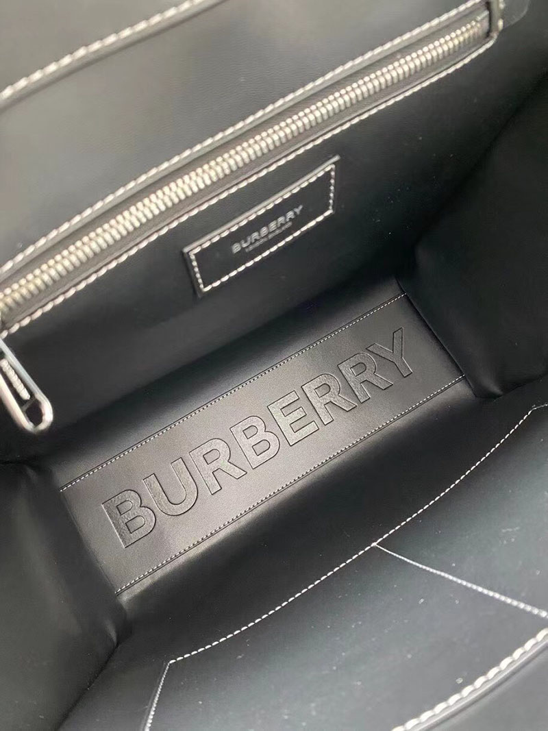 Burberry バーバリー スリム ヴァーティカル デニートート 80644451 ダークバーチブラウン バーバリー トートバッグ メンズ ビジネス - 画像 (4)