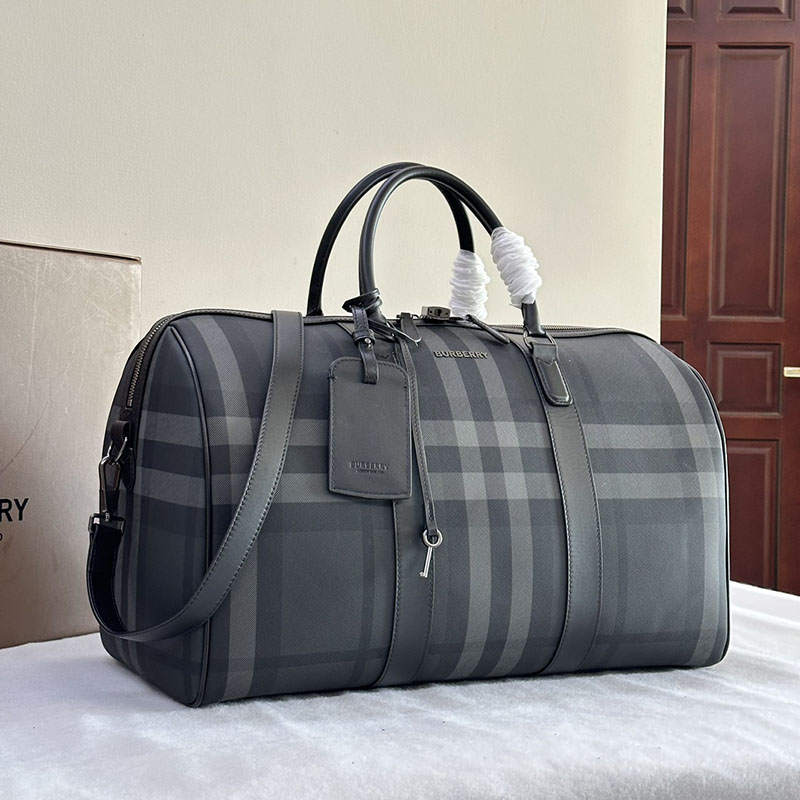 Burberry バーバリー ボストン ホールドオール 80629171 チャコール 超N品 バーバリー ボストンバッグ 旅行 - 画像 (9)