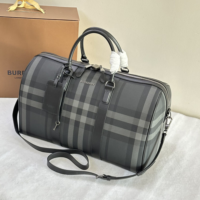 Burberry バーバリー ボストン ホールドオール 80629171 チャコール 超N品 バーバリー ボストンバッグ 旅行 - 画像 (8)