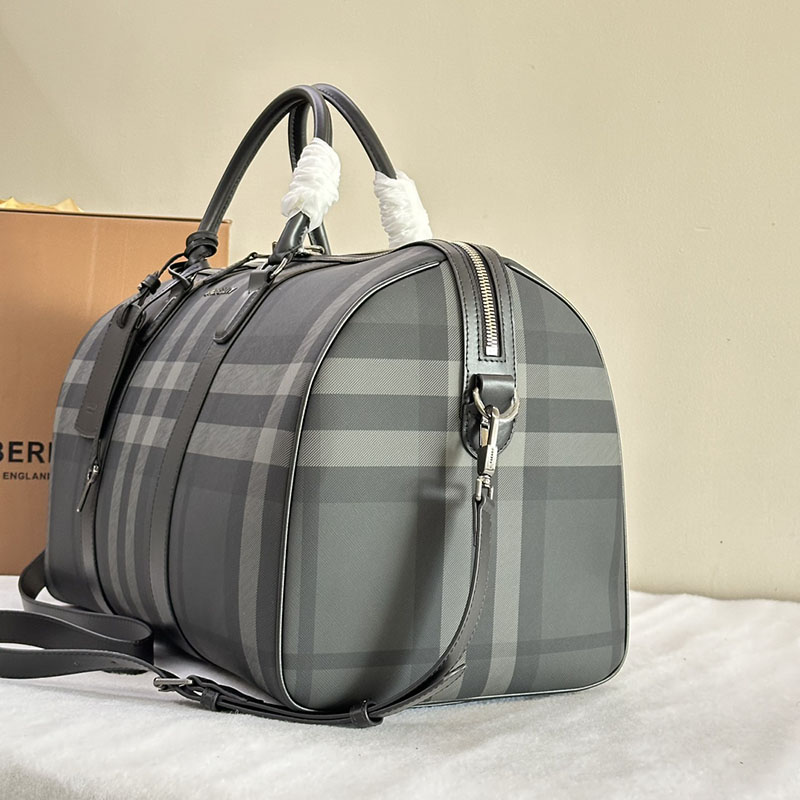 Burberry バーバリー ボストン ホールドオール 80629171 チャコール 超N品 バーバリー ボストンバッグ 旅行 - 画像 (7)