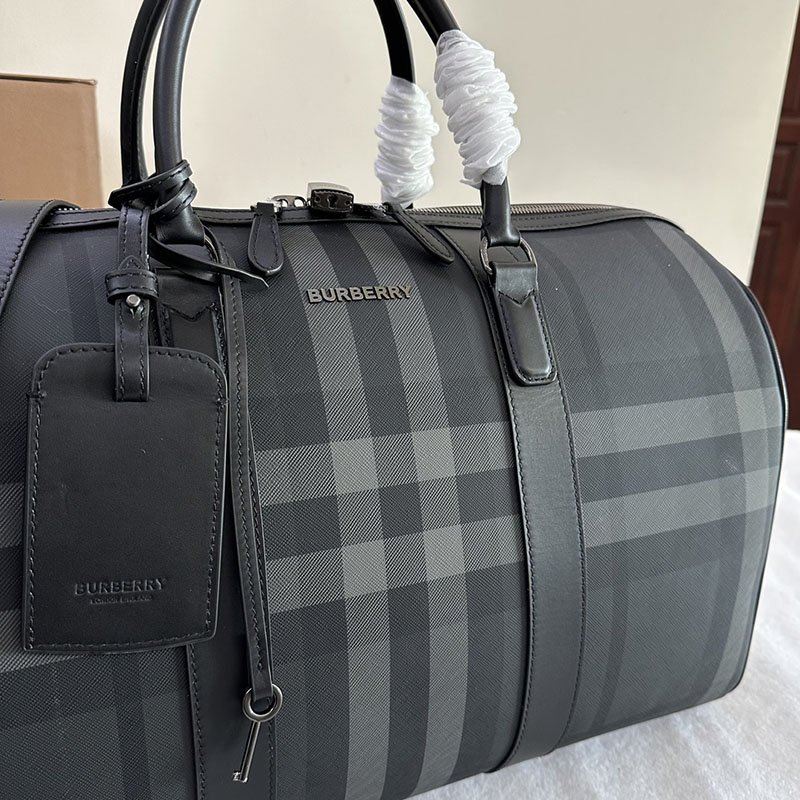 Burberry バーバリー ボストン ホールドオール 80629171 チャコール 超N品 バーバリー ボストンバッグ 旅行 - 画像 (4)