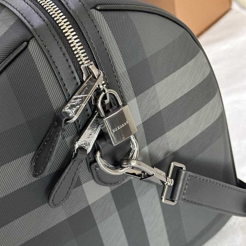 Burberry バーバリー ボストン ホールドオール 80629171 チャコール 超N品 バーバリー ボストンバッグ 旅行 - 画像 (3)