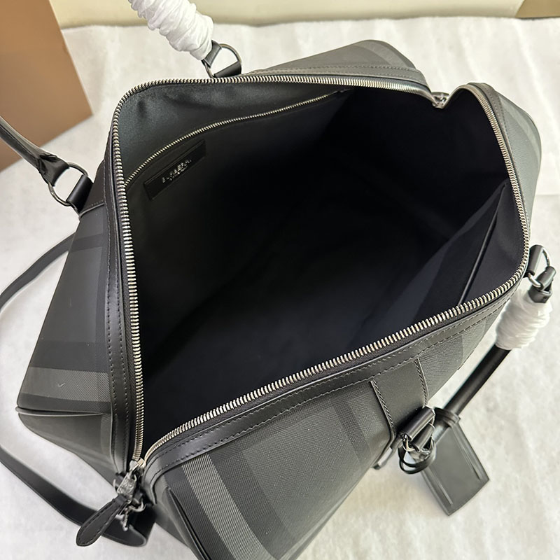 Burberry バーバリー ボストン ホールドオール 80629171 チャコール 超N品 バーバリー ボストンバッグ 旅行 - 画像 (2)