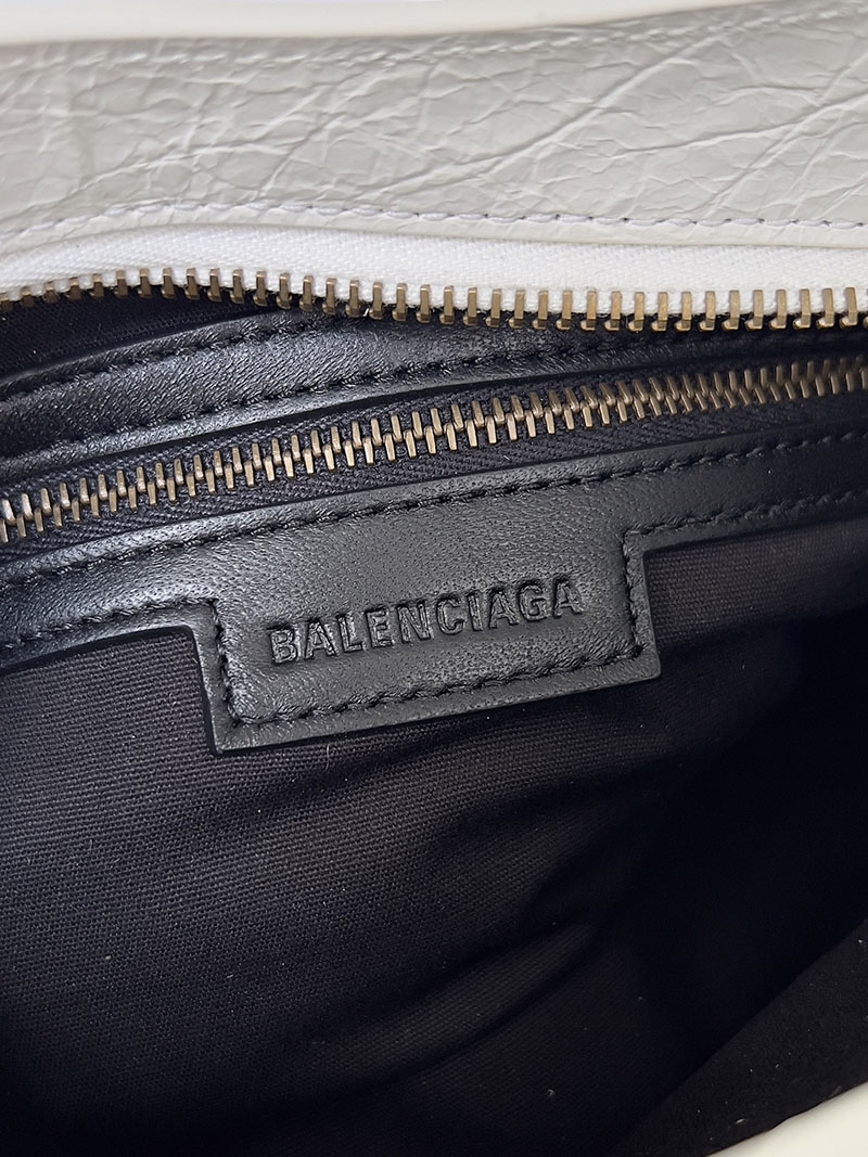 バレンシアガ アウトレット BALENCIAGA Le City バッグ ミニ 8063952ABEK9104 ホワイト ラムスキン バレンシアガ バッグ アウトレット - 画像 (4)
