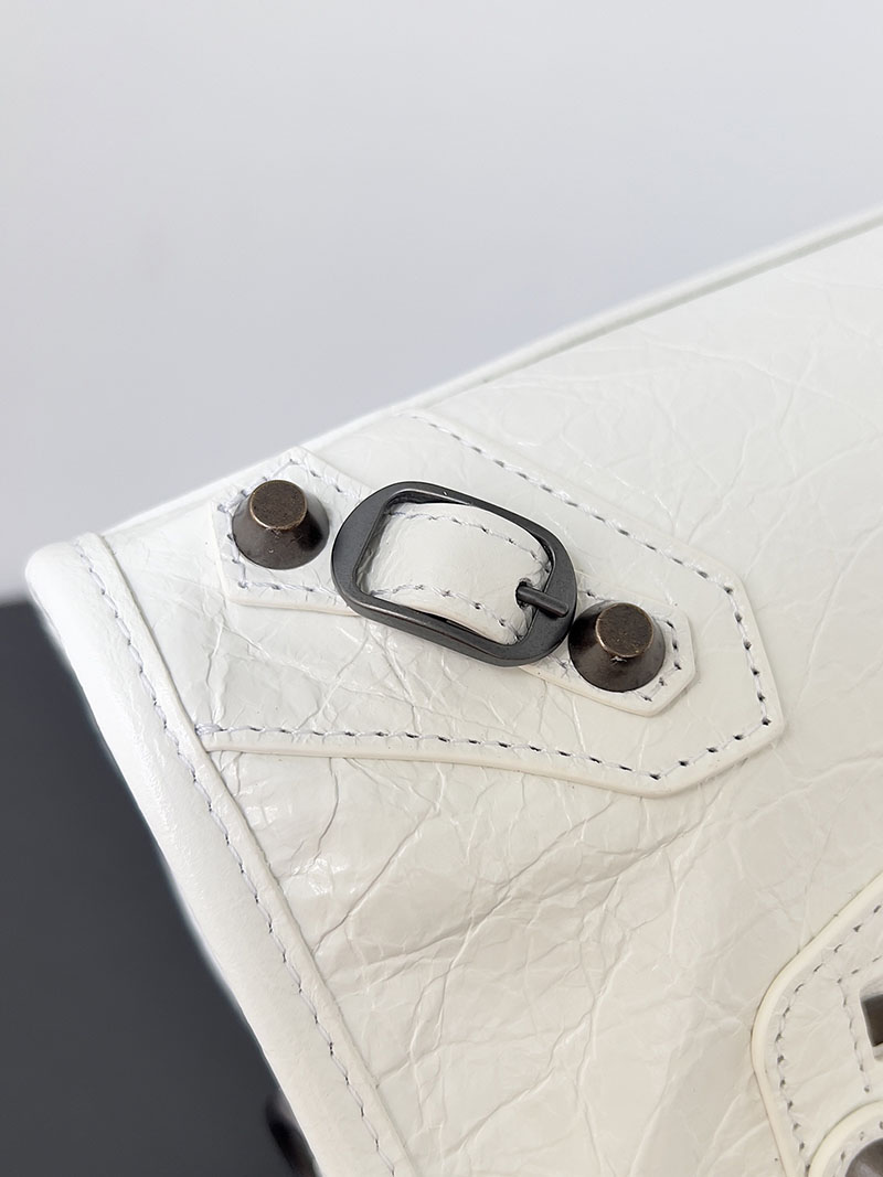 バレンシアガ アウトレット BALENCIAGA Le City バッグ ミニ 8063952ABEK9104 ホワイト ラムスキン バレンシアガ バッグ アウトレット - 画像 (2)