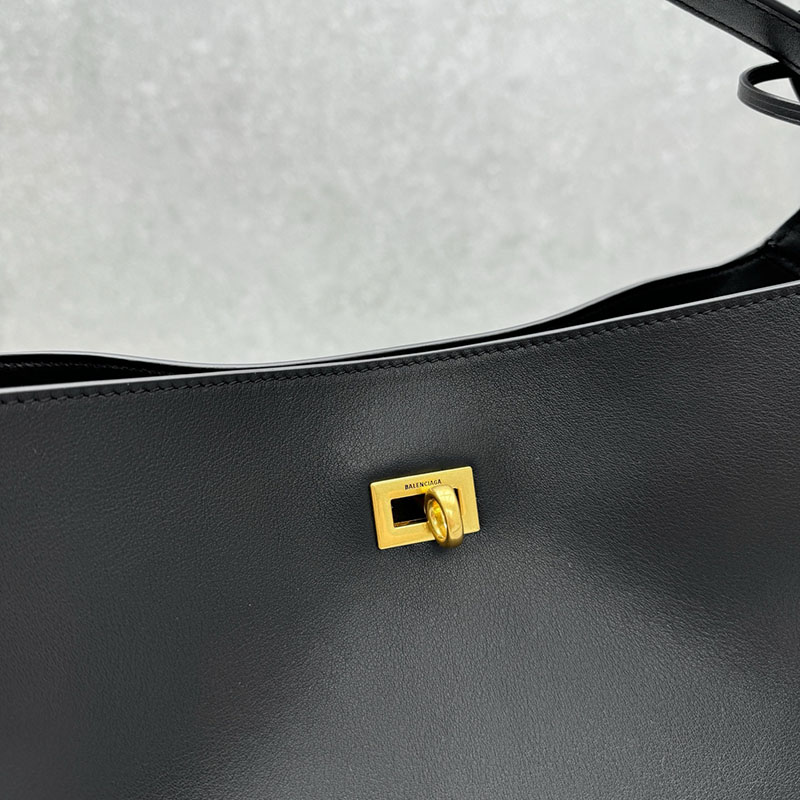 バレンシアガ アウトレット BALENCIAGA Bel Air ショルダーバッグ スモール 8106802ABAV1000 ブラック カーフスキン バレンシアガ バッグ アウトレット - 画像 (6)