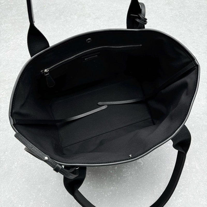 バレンシアガ アウトレット BALENCIAGA BIARRITZ スモール トートバッグ 8109812ABGW1000 ブラック カーフスキン バレンシアガ トートバッグ 人気 - 画像 (4)