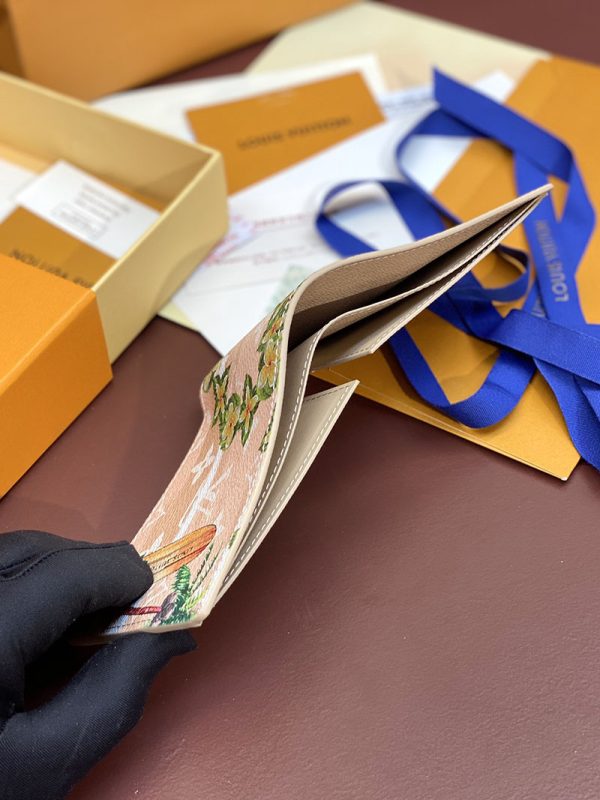 LOUIS VUITTON ポルトフォイユ･ミュルティプル lv301784 サンド 超N品 ルイヴィトン 財布 二つ折り 小銭入れあり - 画像 (6)