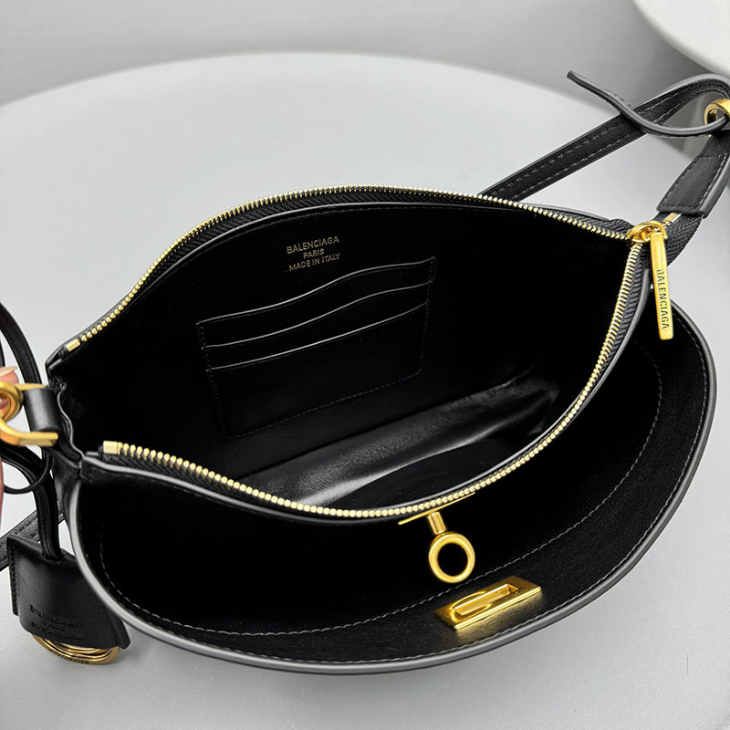 バレンシアガ アウトレット BALENCIAGA RODEO MINI ロデオ ミニ 7954562AA4V1000 ブラック カーフスキン バレンシアガ バッグ アウトレット - 画像 (4)