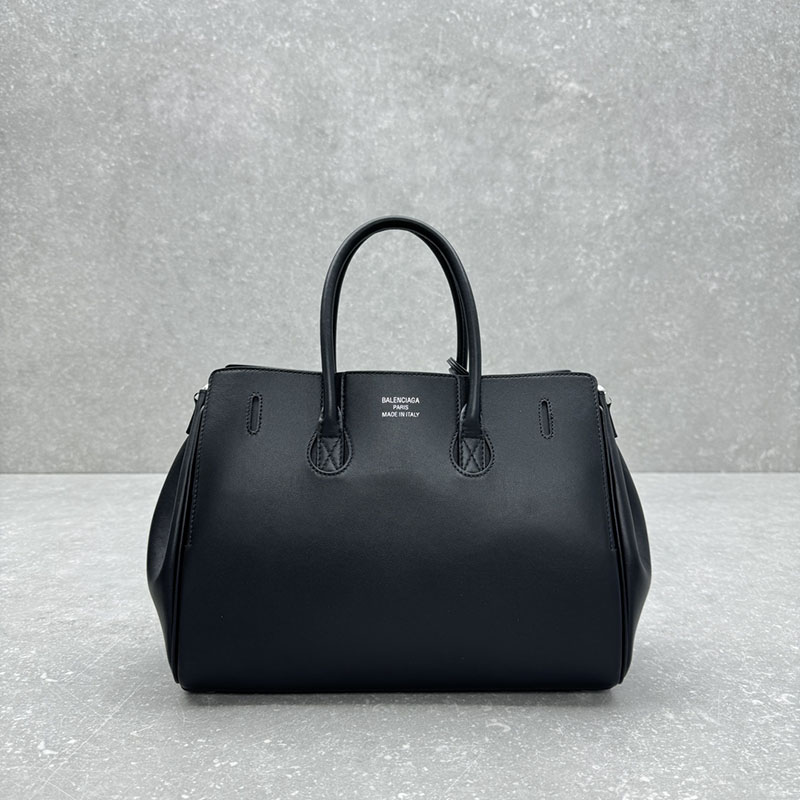 バレンシアガ アウトレット BALENCIAGA Bel Air キャリーオールバッグ スモール 8356892ABAW1000 ブラック カーフスキン バレンシアガ バッグ アウトレット - 画像 (7)