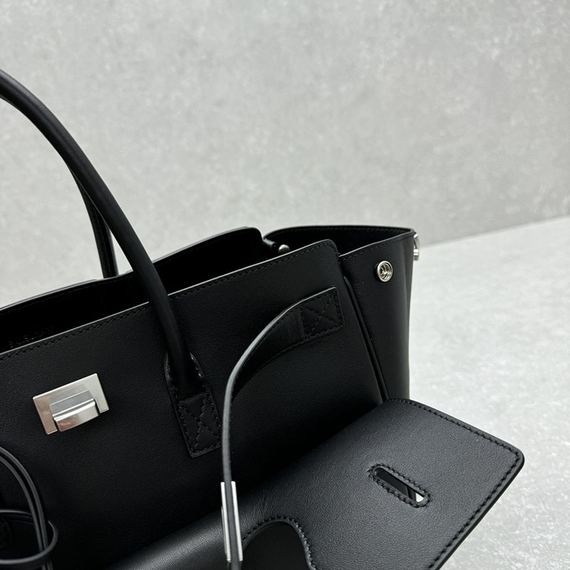 バレンシアガ アウトレット BALENCIAGA Bel Air キャリーオールバッグ スモール 8356892ABAW1000 ブラック カーフスキン バレンシアガ バッグ アウトレット - 画像 (6)