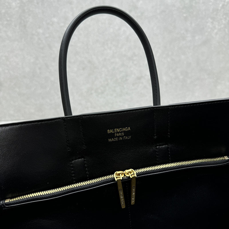 バレンシアガ アウトレット BALENCIAGA Bel Air キャリーオールバッグ スモール 8125452ABAV1000 ブラック カーフスキン バレンシアガ バッグ アウトレット - 画像 (2)