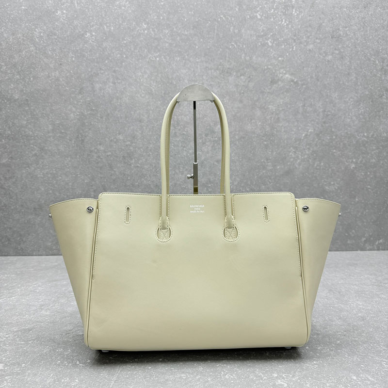 バレンシアガ アウトレット BALENCIAGA Bel Air キャリーオールバッグ スモール 8356892ABAW9104 ホワイト カーフスキン バレンシアガ バッグ アウトレット - 画像 (8)