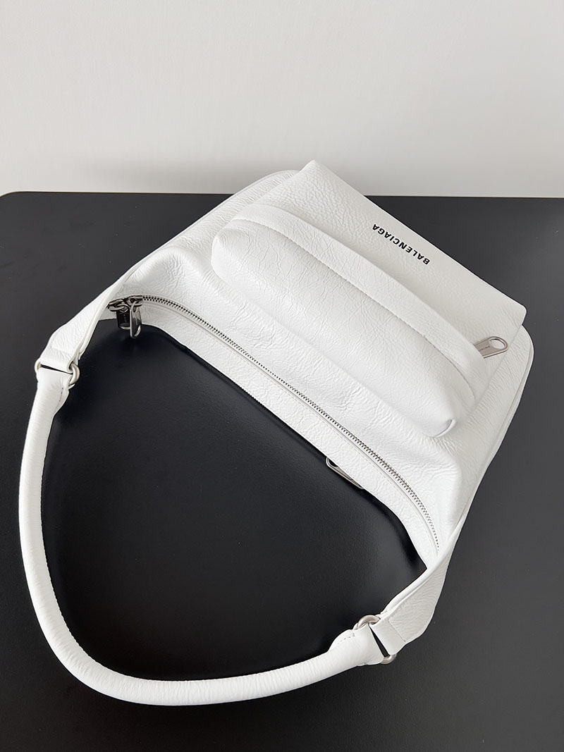 バレンシアガ アウトレット BALENCIAGA RAVER ショルダーバッグ 741127ZAACQ9914 ホワイト カーフスキン バレンシアガ バッグ アウトレット - 画像 (8)