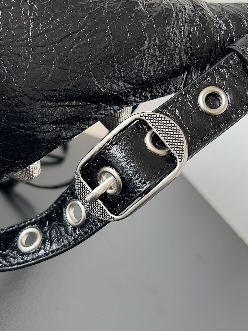 バレンシアガ アウトレット BALENCIAGA Le Cagole ベルトパック ミディアム 742014210KR1000 ブラック ラムスキン バレンシアガ バッグ アウトレット - 画像 (7)