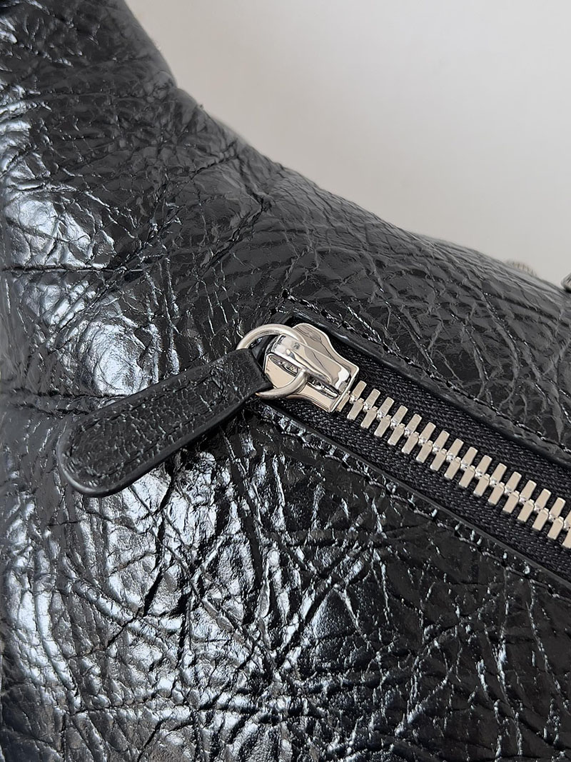 バレンシアガ アウトレット BALENCIAGA Le Cagole ベルトパック ミディアム 742014210KR1000 ブラック ラムスキン バレンシアガ バッグ アウトレット - 画像 (4)