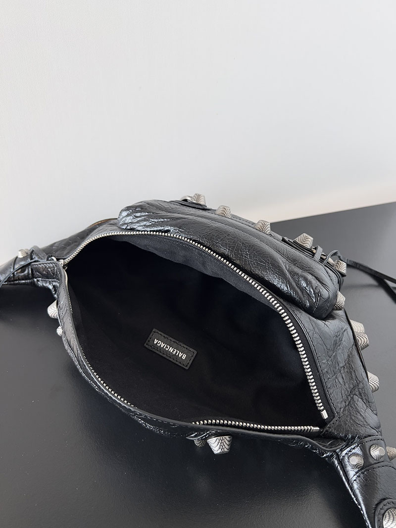 バレンシアガ アウトレット BALENCIAGA Le Cagole ベルトパック ミディアム 742014210KR1000 ブラック ラムスキン バレンシアガ バッグ アウトレット - 画像 (2)