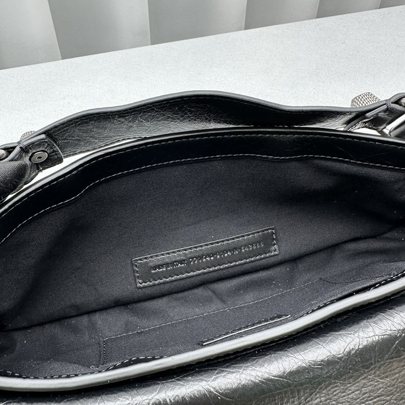 バレンシアガ アウトレット BALENCIAGA LE CAGOLE S スリング ショルダーバッグ 7716401VG9Y1000 ブラック ラムスキン バレンシアガ バッグ アウトレット - 画像 (3)